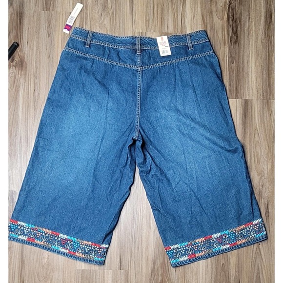 Women's Have A Good Day Capris, Pink | Size: 1x by Chic Soul